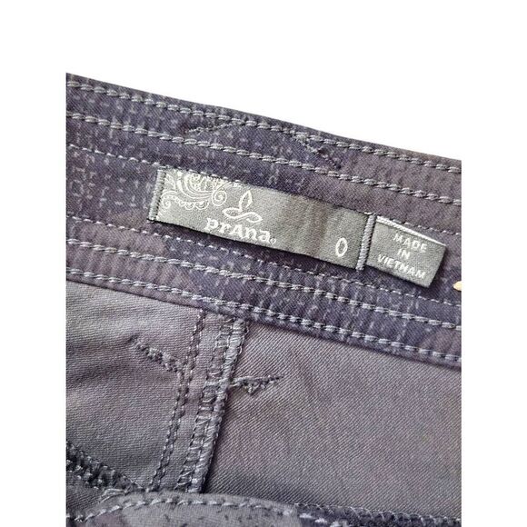 prAna womens shorts Camouflage Gray size 0 (27x6.5) mid-rise Nylon - Picture 3 of 8